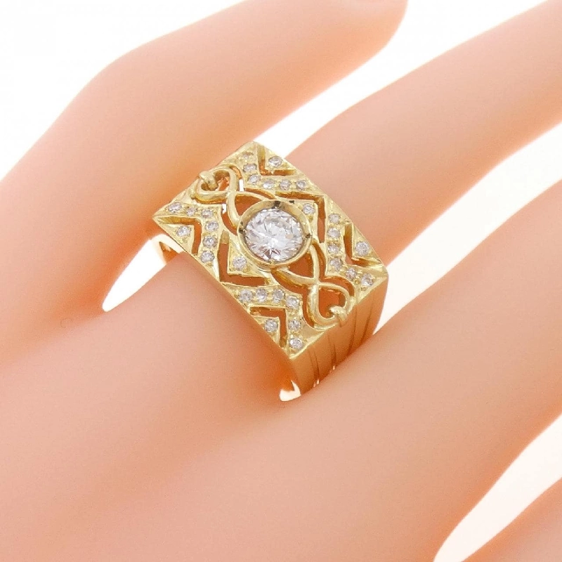 Nhẫn kim cương K18YG 0.402CT - Hàng hiệu Authentic 846257