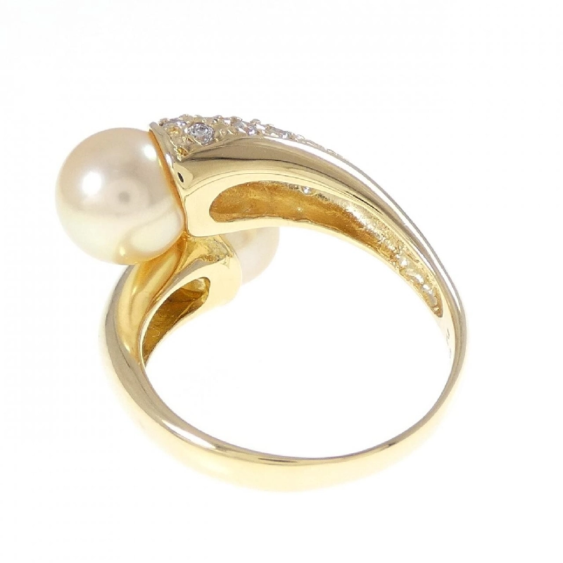 Nhẫn ngọc trai Akoya K18YG - Hàng hiệu Authentic 854578