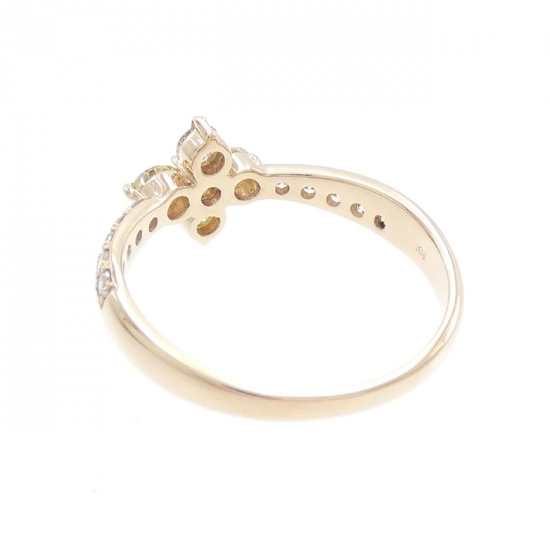 【Sản phẩm mới】Nhẫn kim cương K18PG hoa 0.50CT 669964