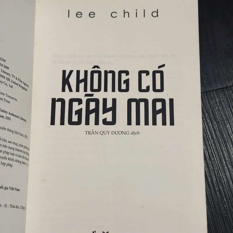 Không có ngày mai - Lee Child 568891