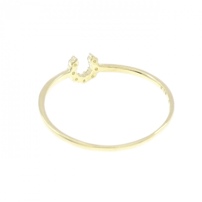 【Sản phẩm mới】Nhẫn kim cương K18YG hình móng ngựa 0.06CT 668340
