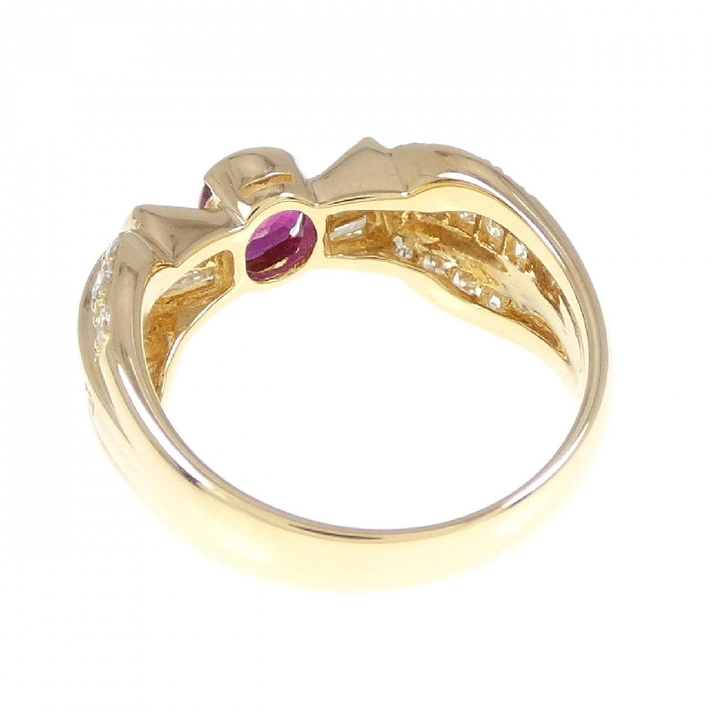 Nhẫn ruby K18YG 0.74CT 671485