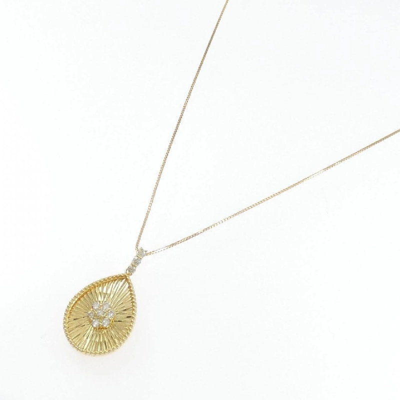 K18YG Dây chuyền kim cương 0.18CT - Hàng hiệu Chính hãng 859776