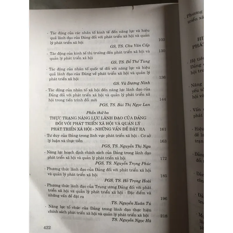 Đảng lãnh đạo phát triển xã hội và quản lý phát triển xã hội thời kỳ đổi mới 606005