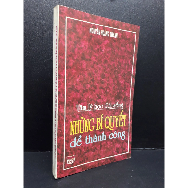 Những bí quyết để thành công mới 70% ố có viết trang đầu 1998 HCM2809 Nguyễn Hoàng Thanh KỸ NĂNG 290990