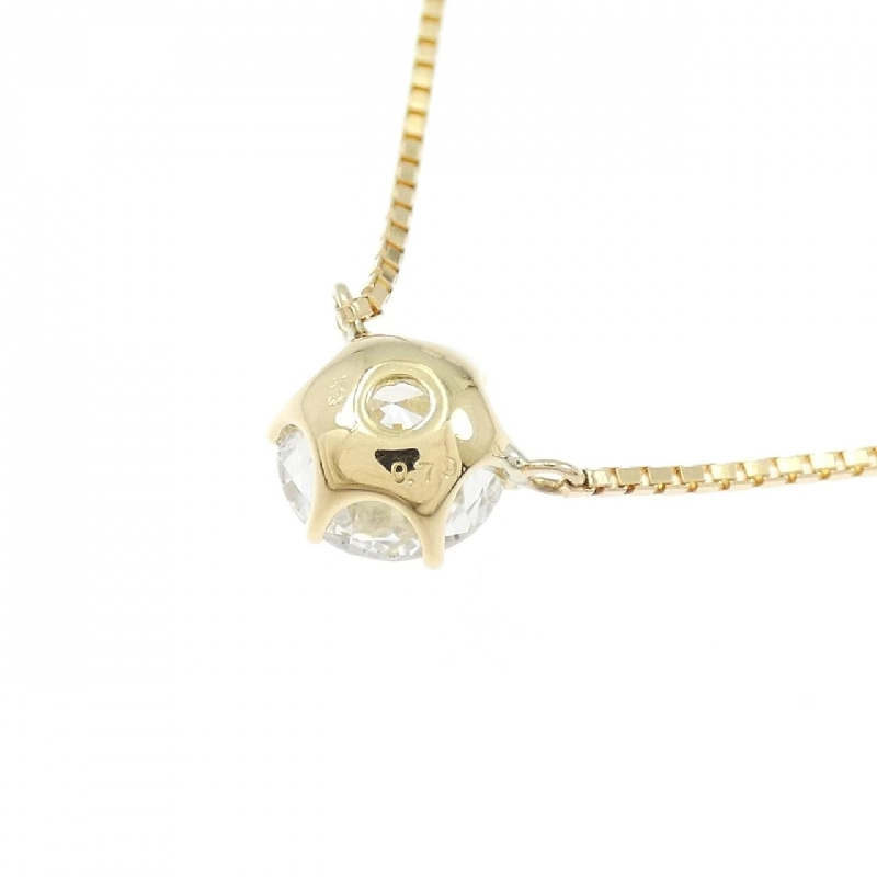 K18YG Dây chuyền kim cương 0.79CT F SI2 VG - Hàng hiệu Chính hãng 873277