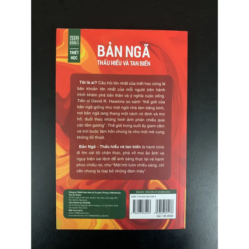 (Sách cũ) Bản ngã: Thấu hiểu và tan biến - David R. Hawkins MD. PH.D - My Nguyễn dịch  957286