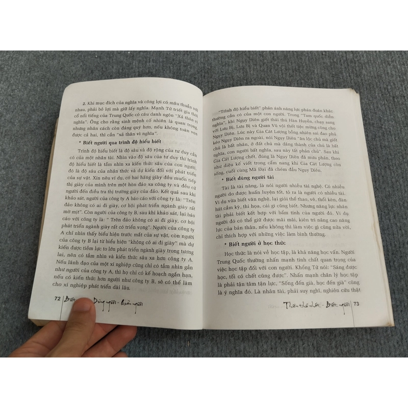 BIẾT NGƯỜI, DÙNG NGƯỜI, QUẢN NGƯỜI 533345