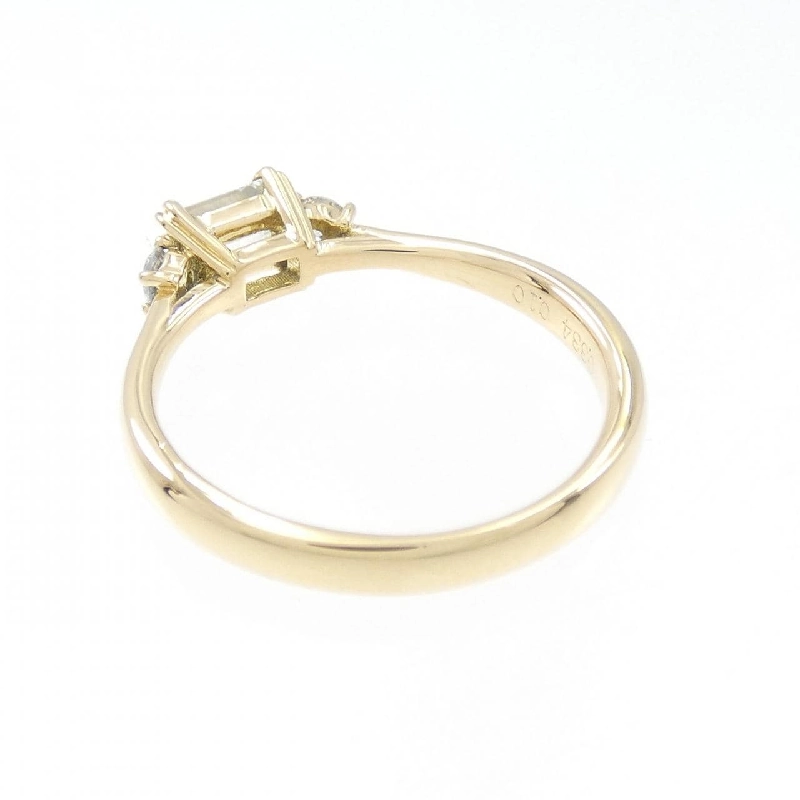 Nhẫn kim cương K18YG 0.334CT 671266