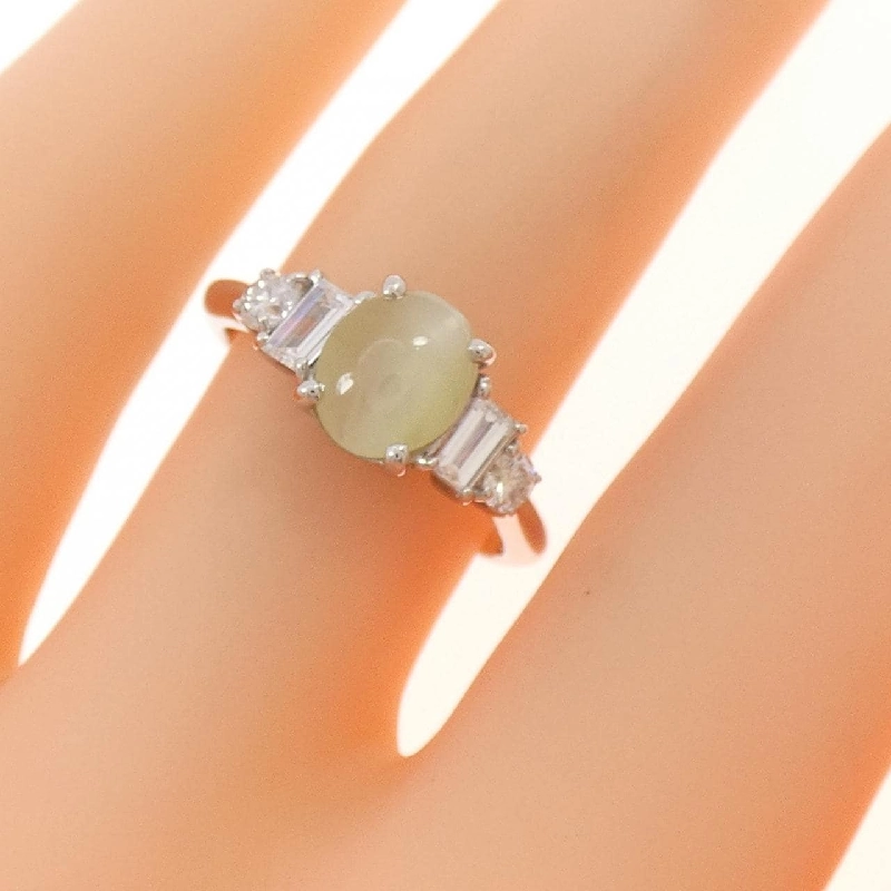 Nhẫn mắt mèo chrysoberyl PT900 1.34CT 667513