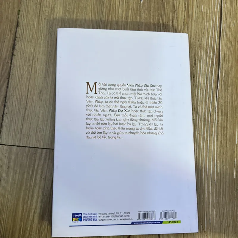Sám pháp địa xúc - Thích Nhất Hạnh - mới 99% bìa cứng 659380