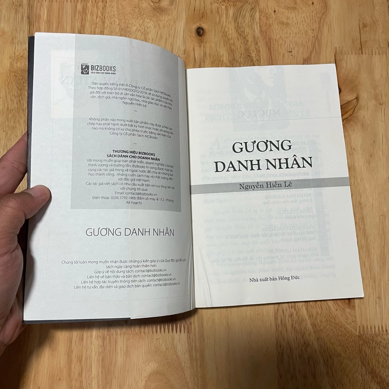 II Sách Kỹ Năng: Gương Danh Nhân _ Những Bài Học Thành Công - Nguyễn Hiến Lê - 2018 473392