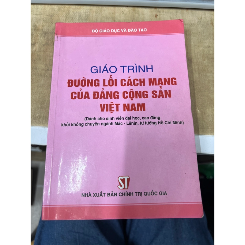 Giáo trình đường lối cách mạng của Đảng cộng sản Việt Nam 307361