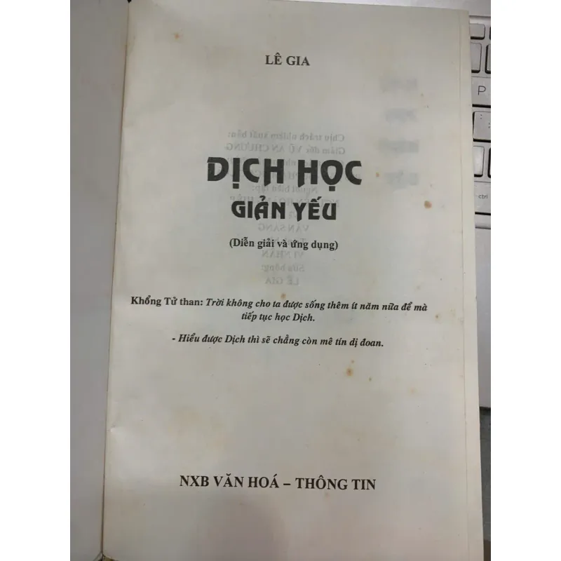 DỊCH HỌC GIẢN YẾU - LÊ GIA 776335