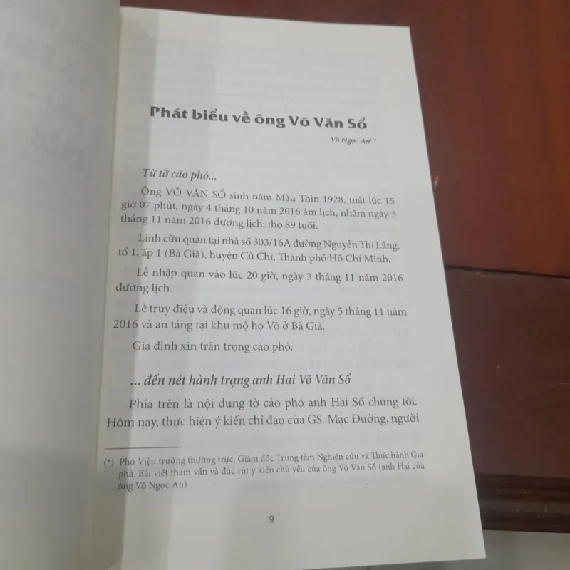 Nhà Gia phả - Hán Nôm học VÕ VĂN SỔ 756326