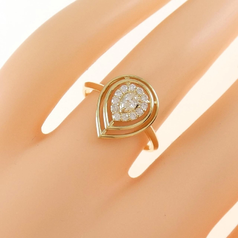 【Sản phẩm mới】Nhẫn kim cương K18YG 0.20CT 673347