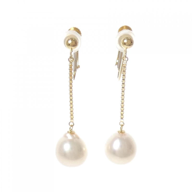 K18YG Bông tai ngọc trai Akoya 8.4mm - Hàng hiệu Chính hãng 874031