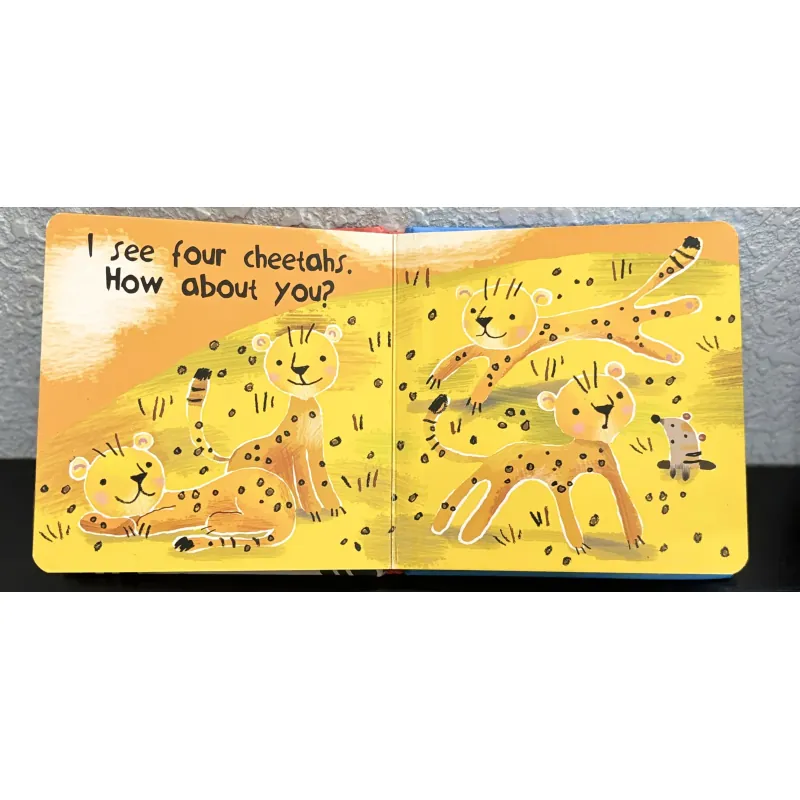 Board book I SEE A ZEBRA – SÁCH TRỐN TÌM SIÊU VUI CHO BÉ YÊU! 927633