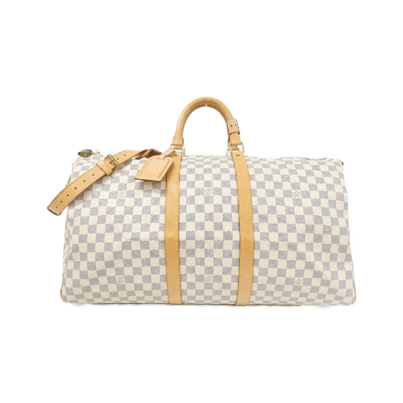 Túi xách Boston Louis Vuitton Damier Azur Keepall Bandoulière 55cm N41429 - Hàng hiệu Chính hãng 770244