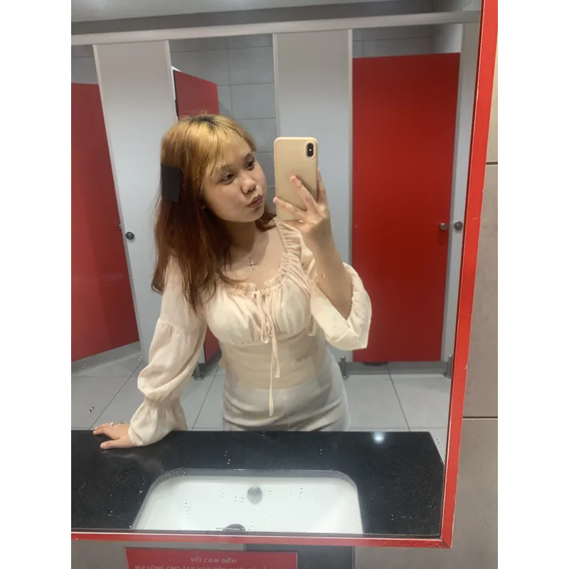 áo kiểu màu be  674323