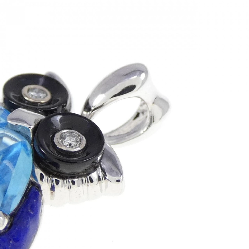 750WG Cú màu đá quý dây chuyền - Hàng hiệu Authentic 866223