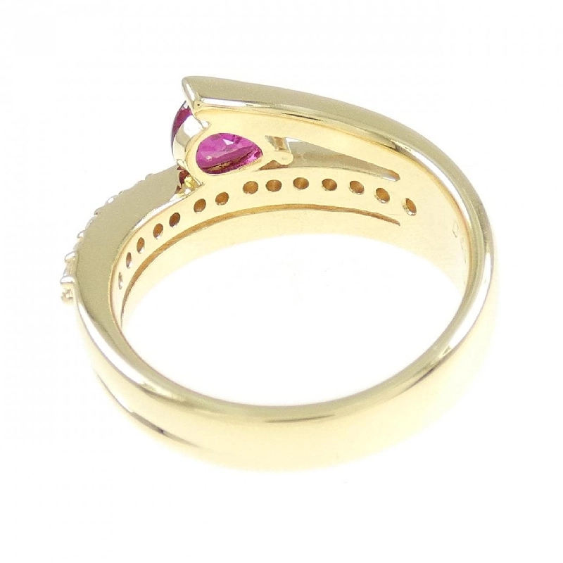 Nhẫn Ruby K18YG 0.58CT 671982