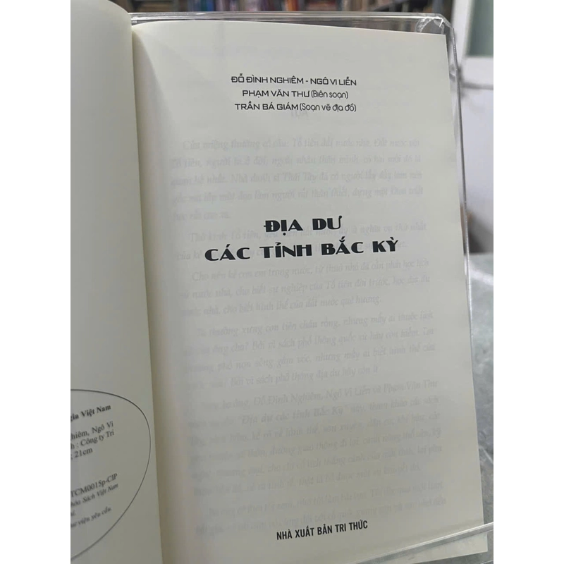 ĐỊA DƯ CÁC TỈNH BẮC KỲ 533936
