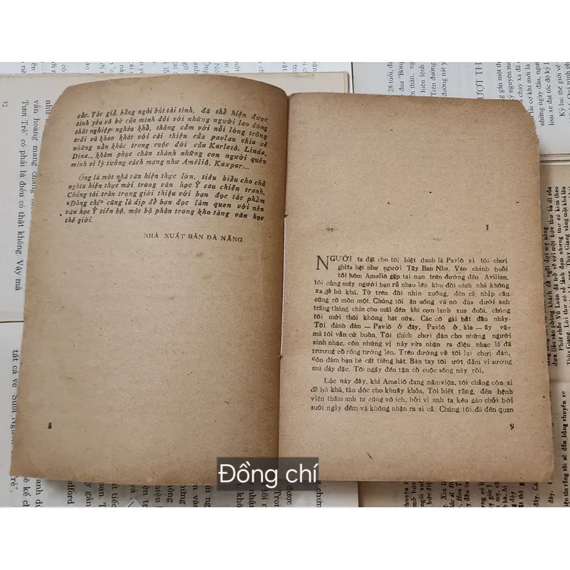 Tác phẩm văn học Ý: ĐỒNG CHÍ - nhà văn Cesare Pavese (in 1985,239 trang, gáy cũ, ruột tốt) 714652