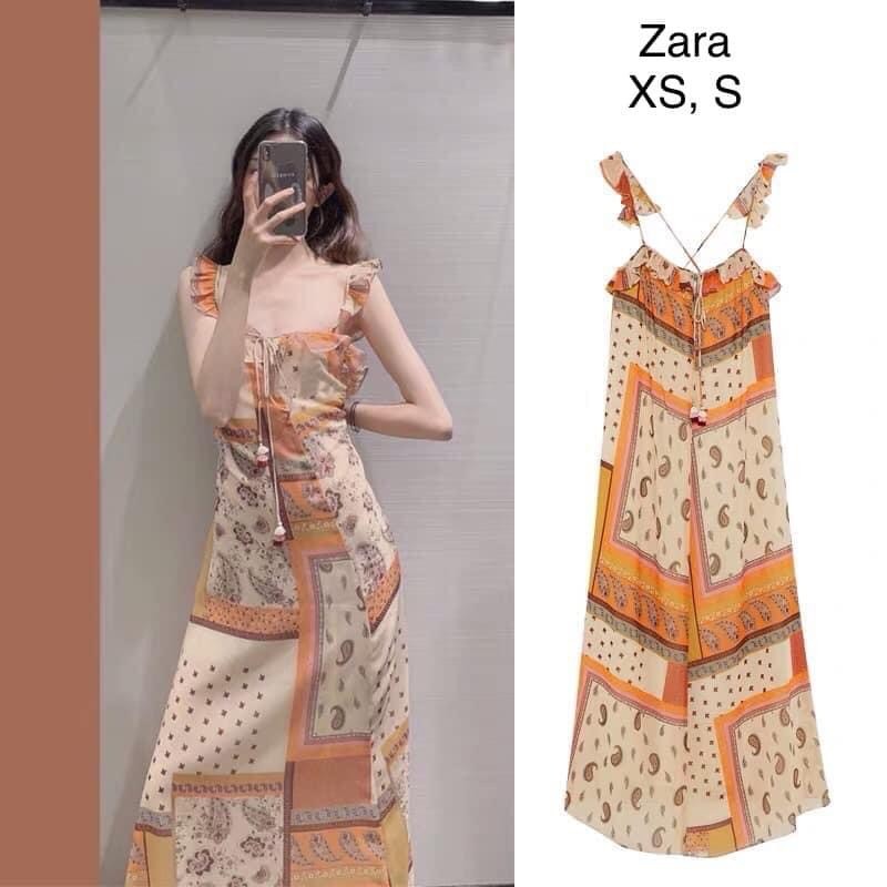 Đầm maxi Zara từ 47 đến 58kg vừa 155254