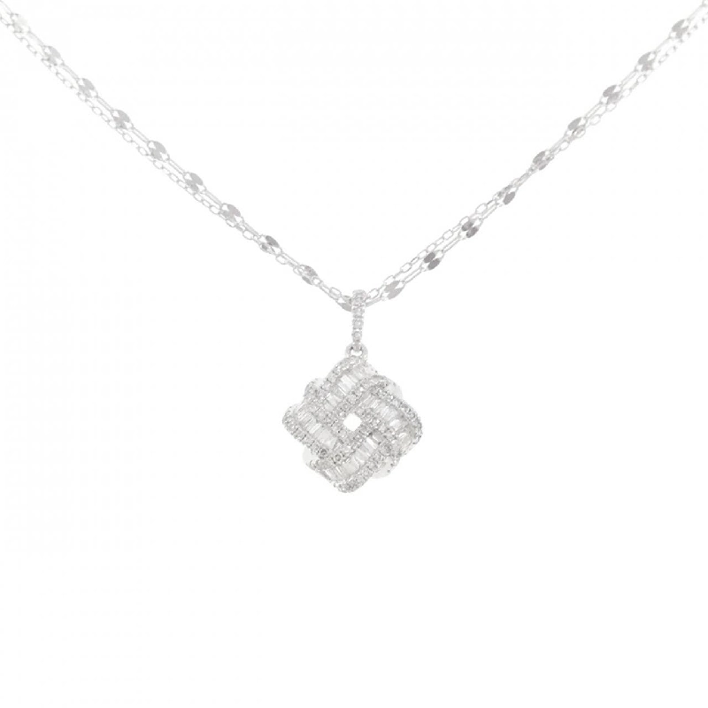 K18WG Dây chuyền kim cương 0.40CT - Hàng hiệu Chính hãng 860376