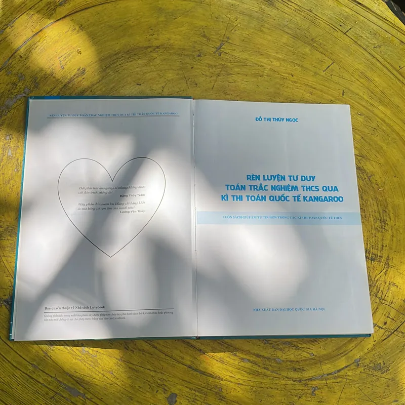 RÈN LUYỆN TƯ DUY TOÁN TRẮC NGHIỆM THCS QUA KÌ THI TOÁN QUỐC TẾ KANGAROO SONG NGỮ ANH VIỆT 720088