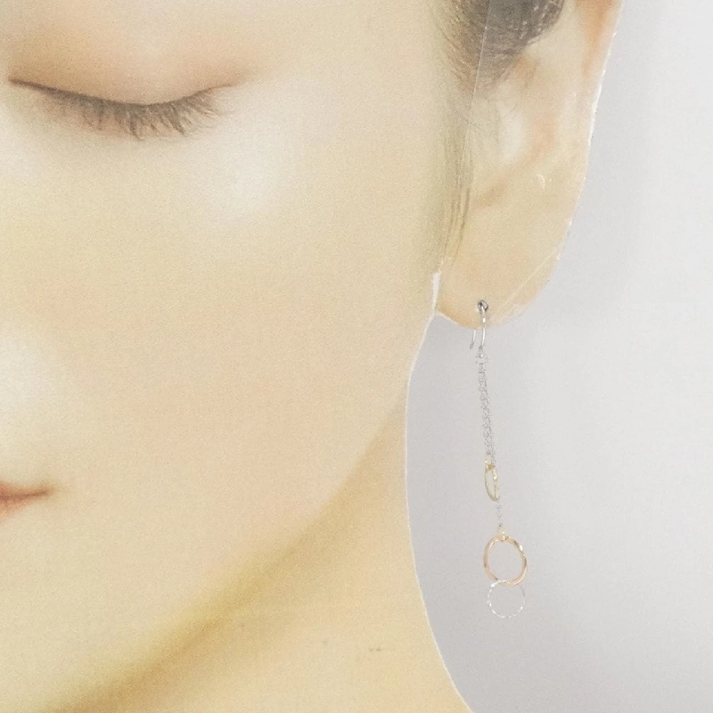 K18 Ba màu Bông tai - Hàng hiệu Chính hãng 868660