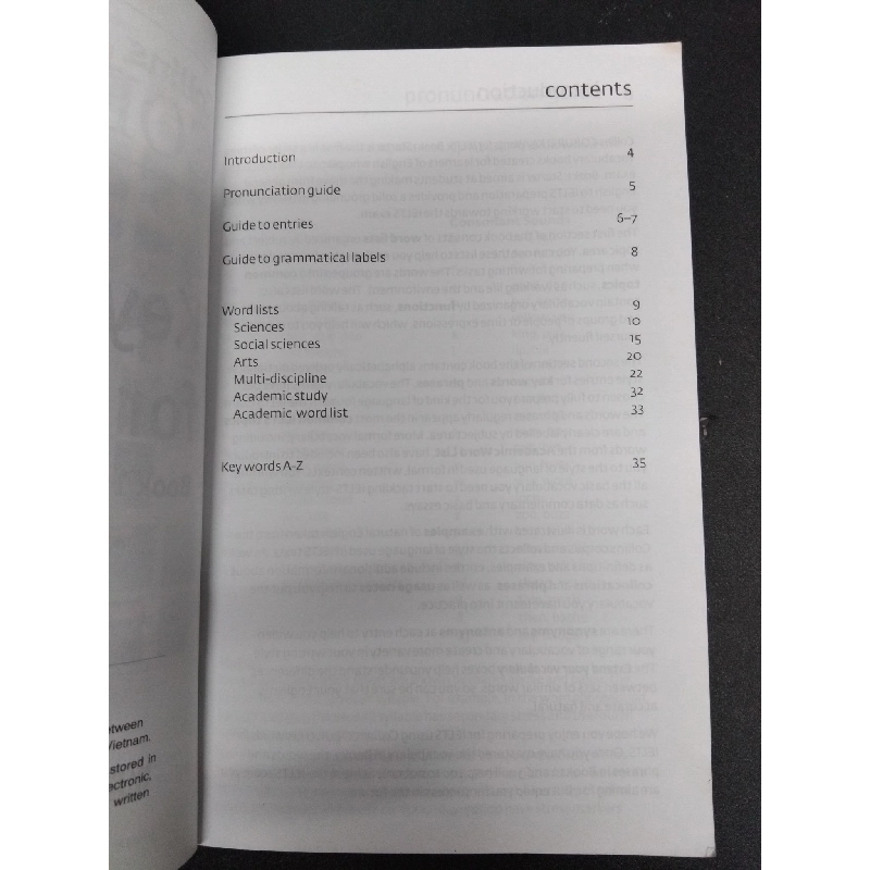 Key Words For IELTS mới 70% ố bị rách bìa sau HCM1906 Collin Cobuild SÁCH HỌC NGOẠI NGỮ 923810