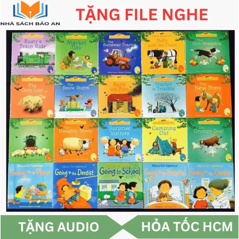 Sách - Usborne Farmyard Tales - Trang trại cây táo: bộ 20 quyển, audio giọng chuẩn 1034036
