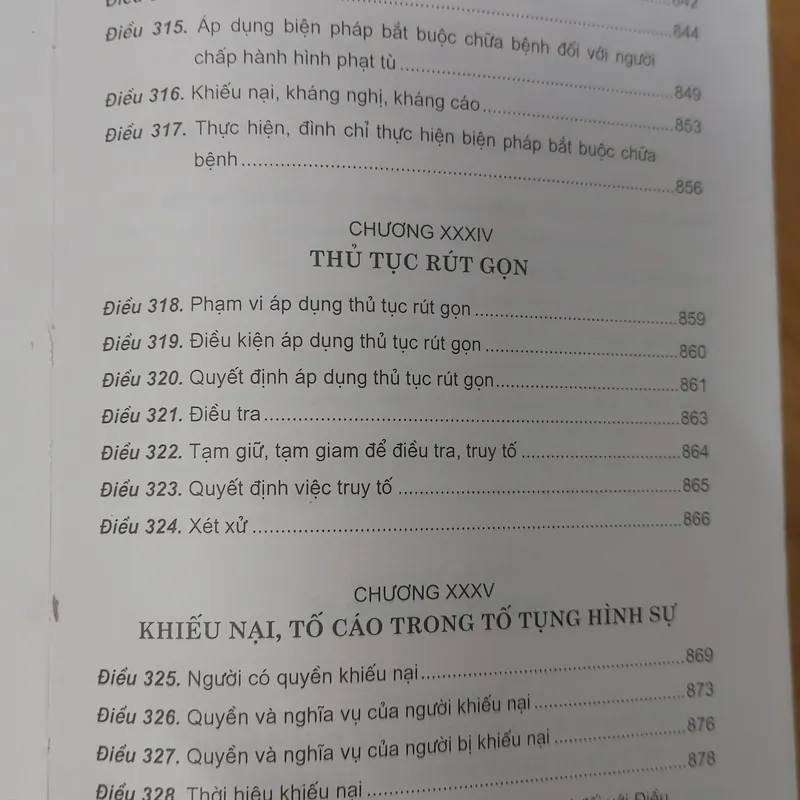 BỘ LUẬT TỐ TỤNG HÌNH SỰ  704107