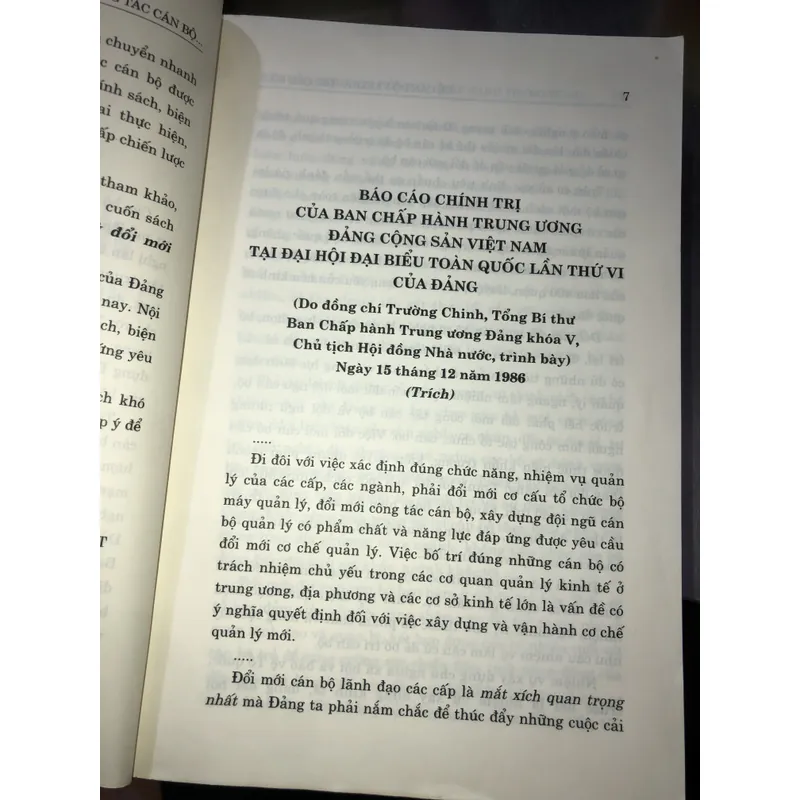 Về cán bộ và công tác cán bộ trong thời kỳ đổi mới  720303