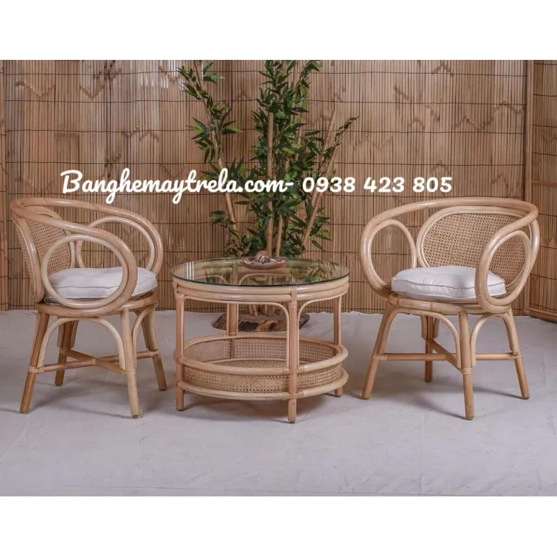 Bộ bàn trà mây phòng ngủ 927405