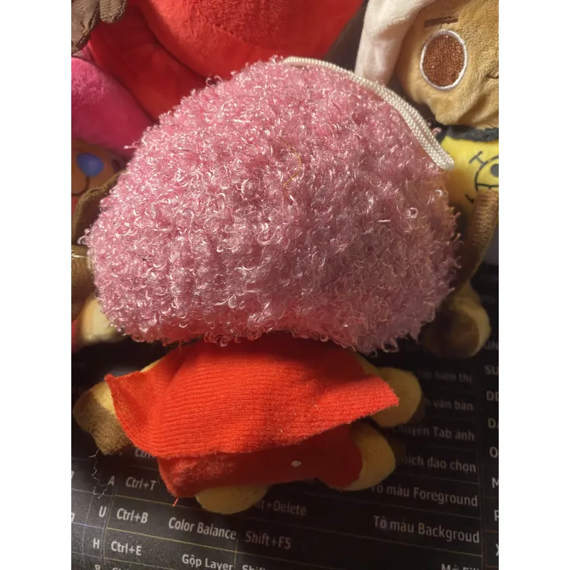 Gấu bông 2hand chopper tóc hồng 20cm 994511
