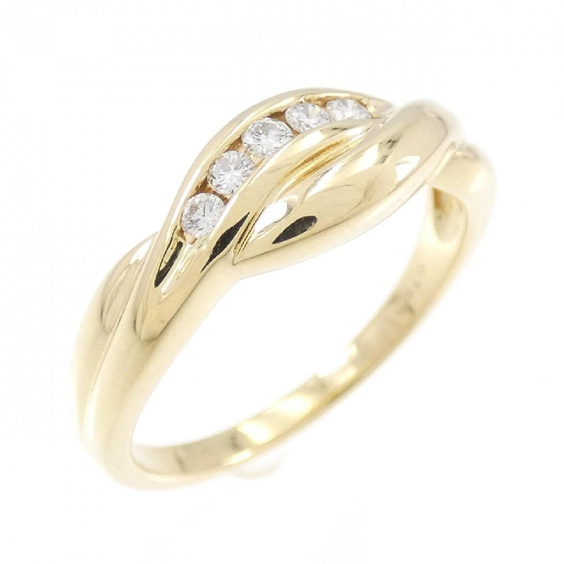 Nhẫn kim cương K18YG 0.10CT 673476