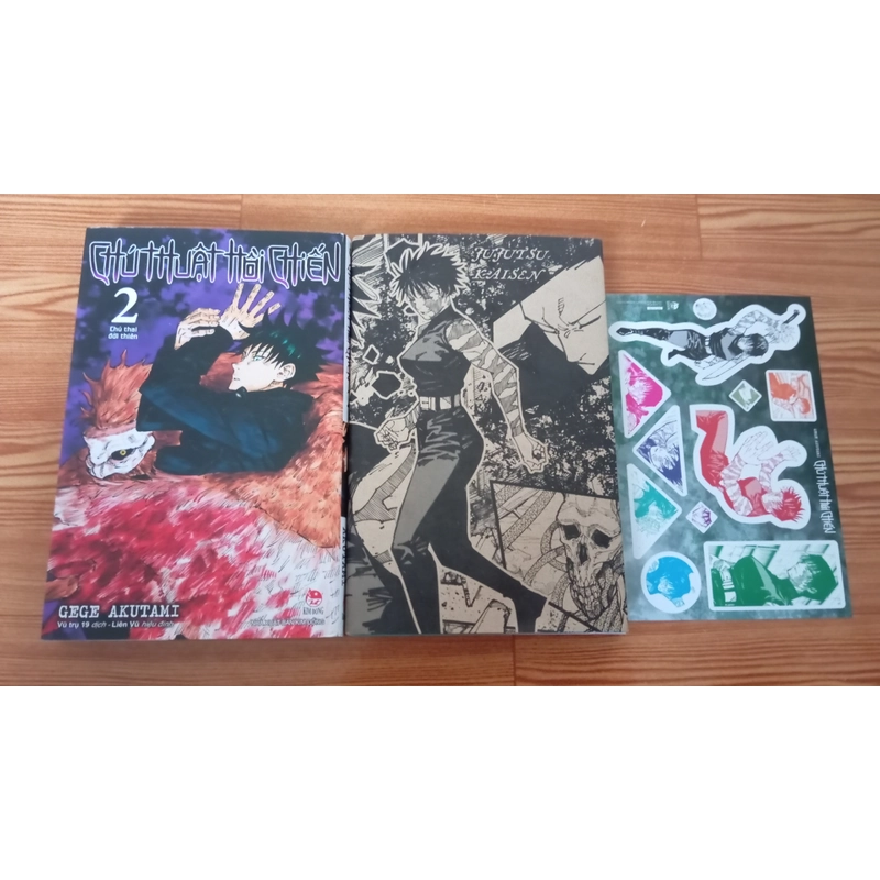 Combo 2 truyện Chú Thuật Hồi Chiến Tập 22 Bản Đặc Biệt tặng kèm bọc và sticker  547219