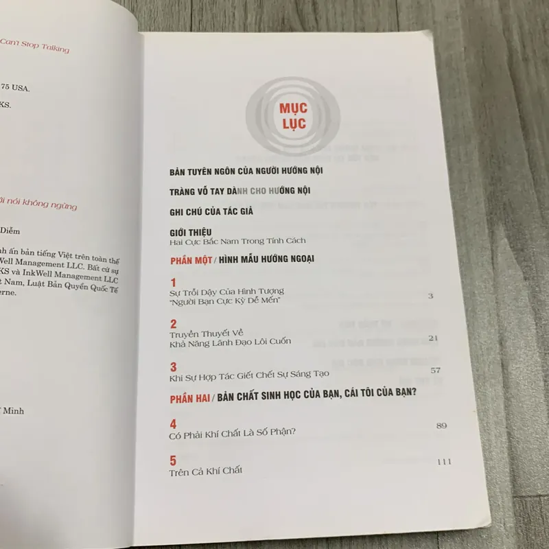 Hướng nội, sức mạnh của sự yên lặng trong một thế giới nói không ngừng. 3a5 717389