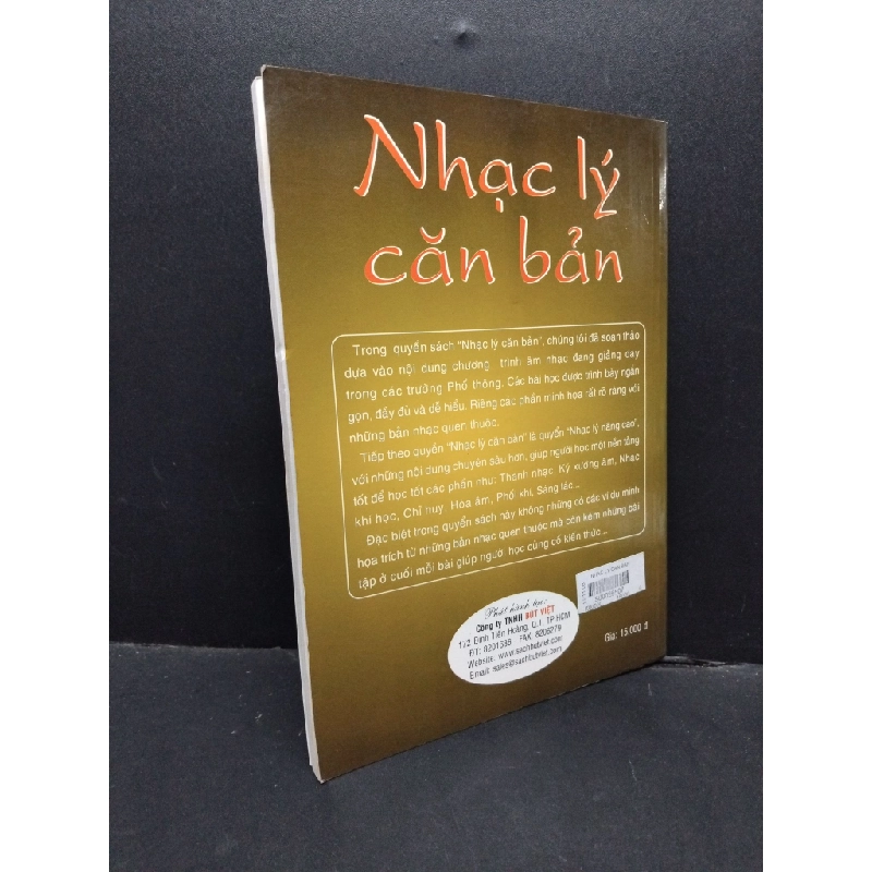 Nhạc lý căn bản Nguyễn Hạnh mới 90% bẩn bìa, ố nhẹ 2008 HCM.ASB3010 319053