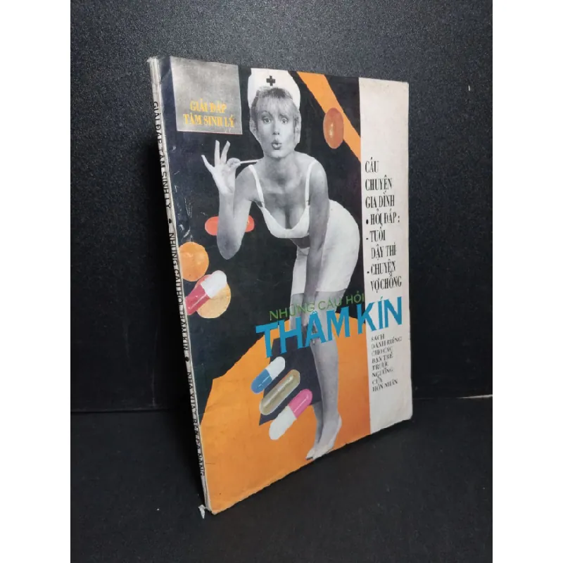 [Sách Cũ SCGR] Giải đáp tâm sinh lý - Những câu hỏi thầm kín mới 60% bẩn bìa, ố vàng, có vệt nước 1994 HCM2603 SỨC KHỎE - THỂ THAO 682433