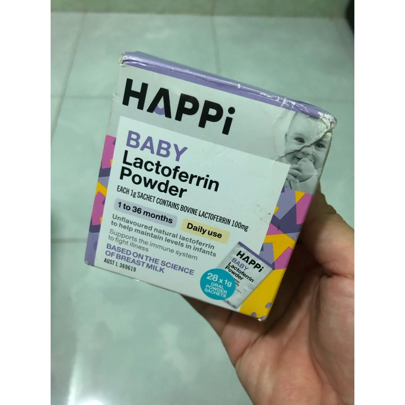 HAPPI BABY Lactoferrin Powder bột uống chứa lactoferrin tự nhiên 451585