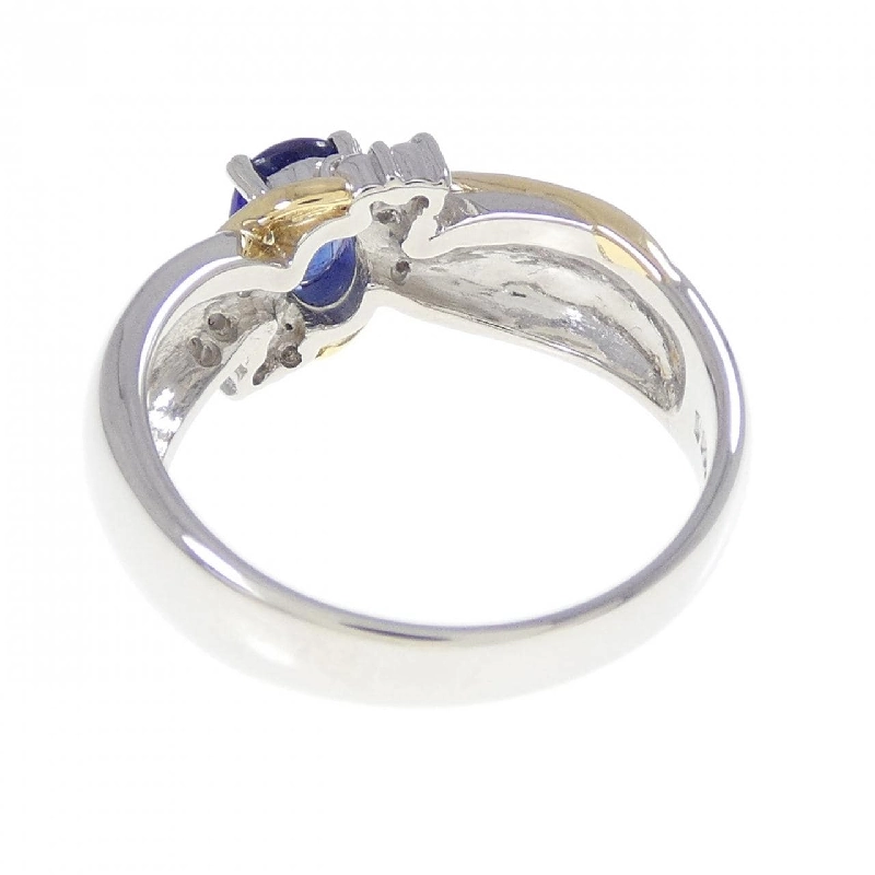 Nhẫn Sapphire PT900/K18YG 0.78CT - Hàng hiệu Chính hãng 849818