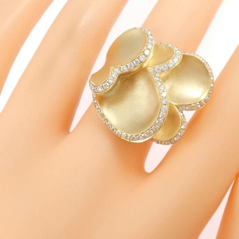 Nhẫn kim cương hình trái tim K18YG 1.06CT - Hàng hiệu Authentic 848015