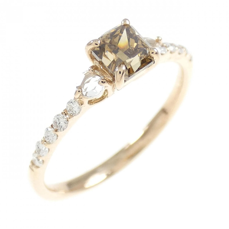 Nhẫn kim cương K18PG 0.52CT 671803