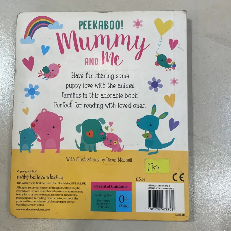 NGOẠI VĂN tiếng anh trẻ em : PEEKABOO! MUMMY and ME - make believe ideas  1027832