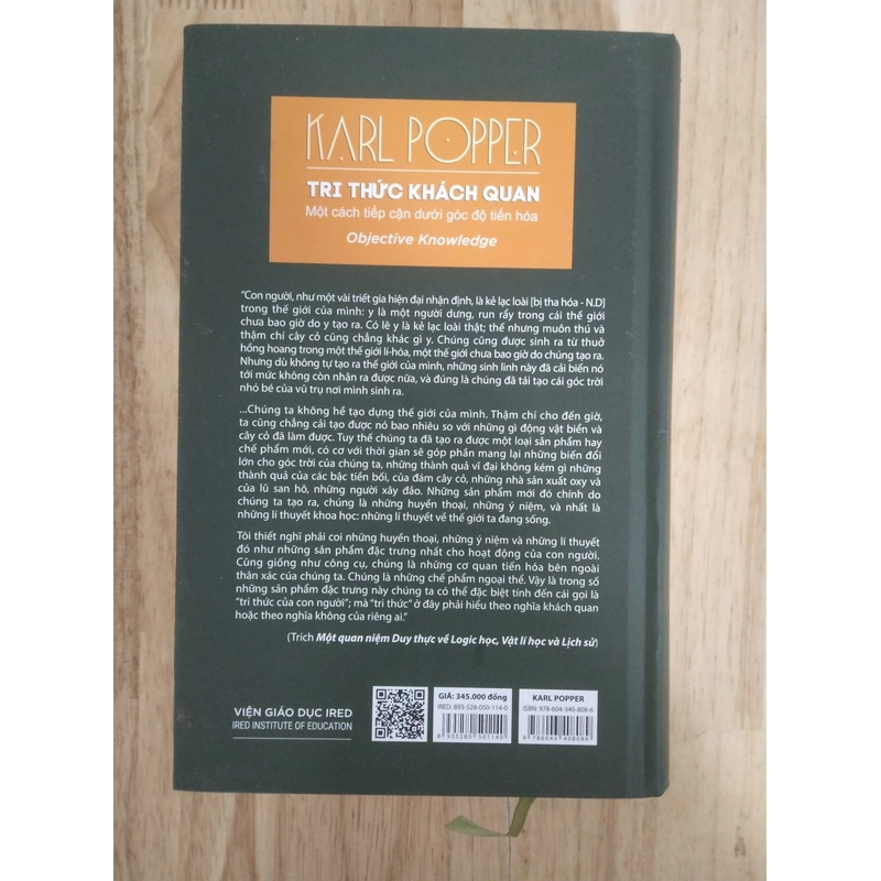 Tri thức khách quan - Karl Popper 523576