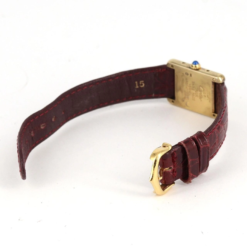 Cartier Must Tank SM GP W1003053 GP Quartz - Hàng hiệu Authentic 880128